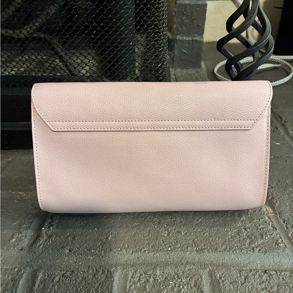 Furla Pale Pink Leather Crossbody with Silver Tone Lock - Picture 2 of 5